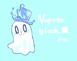napstablook from undertale by powaro02