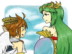 palutena from kid icarus