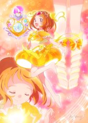 cure muse (yellow) from precure by kyanos (b 0000ff)