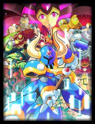 black knight (shovel knight) from mega man (series) by ultimatemaverickx