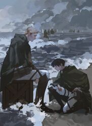 erwin smith from shingeki no kyojin by li 2 cun