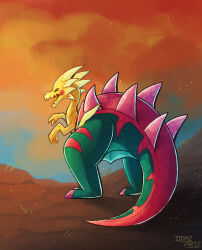 dracozolt from pokemon by imazartz