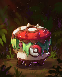 brute bonnet from pokemon by imazartz