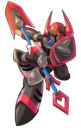 black knight (shovel knight) from mega man (series) by ultimatemaverickx