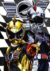 go-on gold from engine sentai go-onger by 4ze meteor