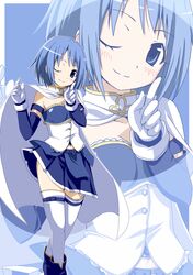 miki sayaka from mahou shoujo madoka magica by nishina