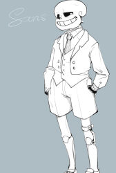 sans (undertale) from undertale by db-bird
