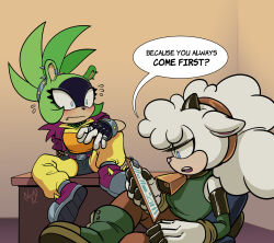 lanolin the sheep from sonic (series)