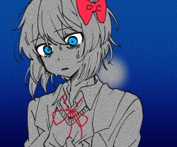 sayori (doki doki literature club) from doki doki literature club