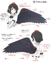 shameimaru aya from touhou
