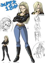 android 18 from dragon ball