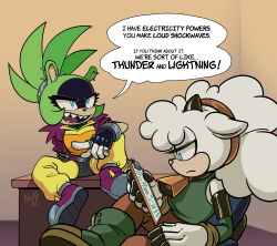 lanolin the sheep from sonic (series)