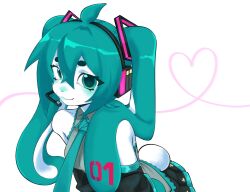 hatsune miku from vocaloid