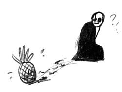 w.d. gaster from undertale by goldenautomaton