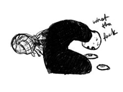 w.d. gaster from undertale by goldenautomaton