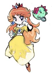 princess daisy from paper mario by rakugaki shitagari-ya