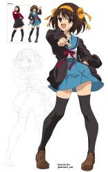 suzumiya haruhi from suzumiya haruhi no shoushitsu by kawachi rin
