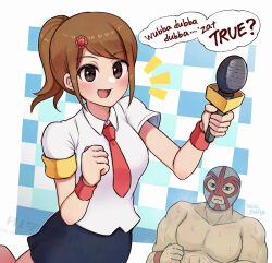 reporter (rhythm tengoku) from rhythm tengoku by wakaba (wata ridley)
