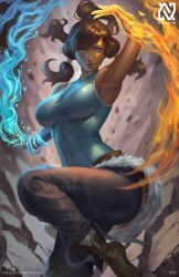 korra from avatar legends by nopeys
