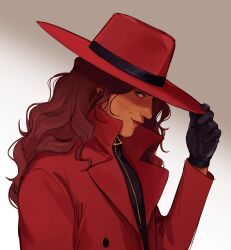 carmen sandiego from carmen sandiego (series) by lesly oh
