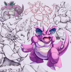 nidoking from pokemon by shoupitsuki