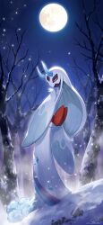 froslass from pokemon by kemonomichi (blue black)