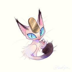 meowth from pokemon by botjira
