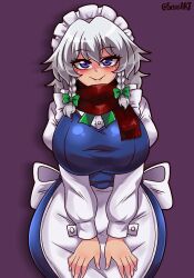 izayoi sakuya from touhou by seireiart