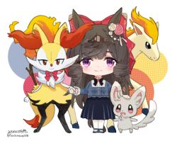 braixen from pokemon by saramiao-chan