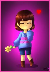 frisk (undertale) from undertale by aideemargarita