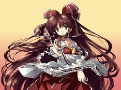 hakurei reimu from touhou by maetaku