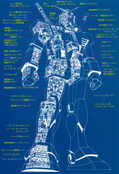 rx-78-2 gundam from gundam by ookawara kunio