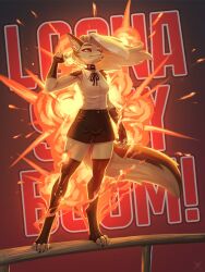 loona (helluva boss) from chainsaw man