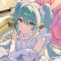 hatsune miku from vocaloid
