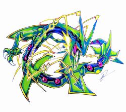 mega rayquaza from pokemon