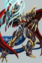 imperialdramon from digimon by niziko