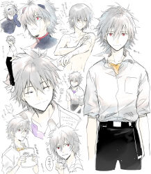 nagisa kaworu from neon genesis evangelion by 11kkr