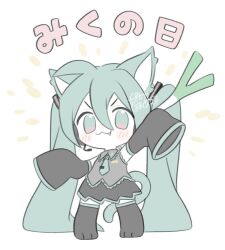 hatsune miku from vocaloid