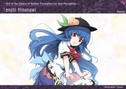 hinanawi tenshi from touhou by aqua-lia