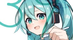 hatsune miku from vocaloid
