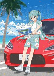 hatsune miku from vocaloid