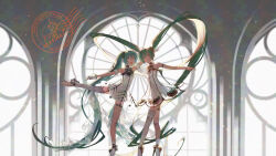 hatsune miku from miku symphony (vocaloid) by chesunatto