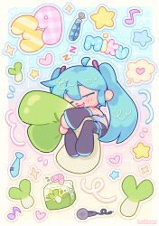 hatsune miku from vocaloid