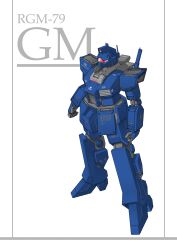 gm (mobile suit) from advance of zeta by aoi onion