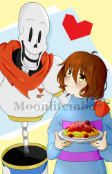 frisk (undertale) from undertale by moonlitember