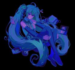 hatsune miku from vocaloid by froflossy