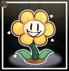 flowey (undertale) from undertale by skwarixx