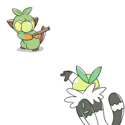 grookey from pokemon by sicklizardman