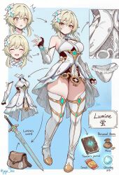 lumine (genshin impact) from genshin impact