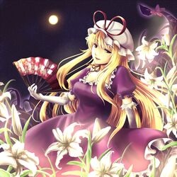 yakumo yukari from touhou by miel